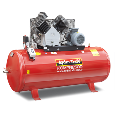 ÇİFT KADEMELİ PİSTONLU HAVA KOMPRESÖRÜ